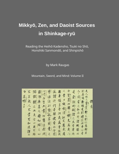 Mikkyō, Zen, and Daoist Sources in Shinkage-ryū
